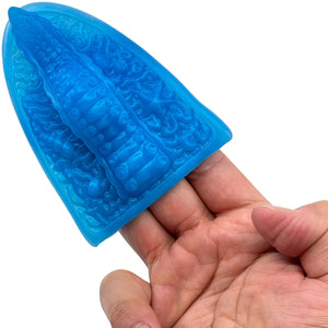 Uncover Creations The Handheld Tentacle Grinder II Silicone Grinding Toy - Electric Blue