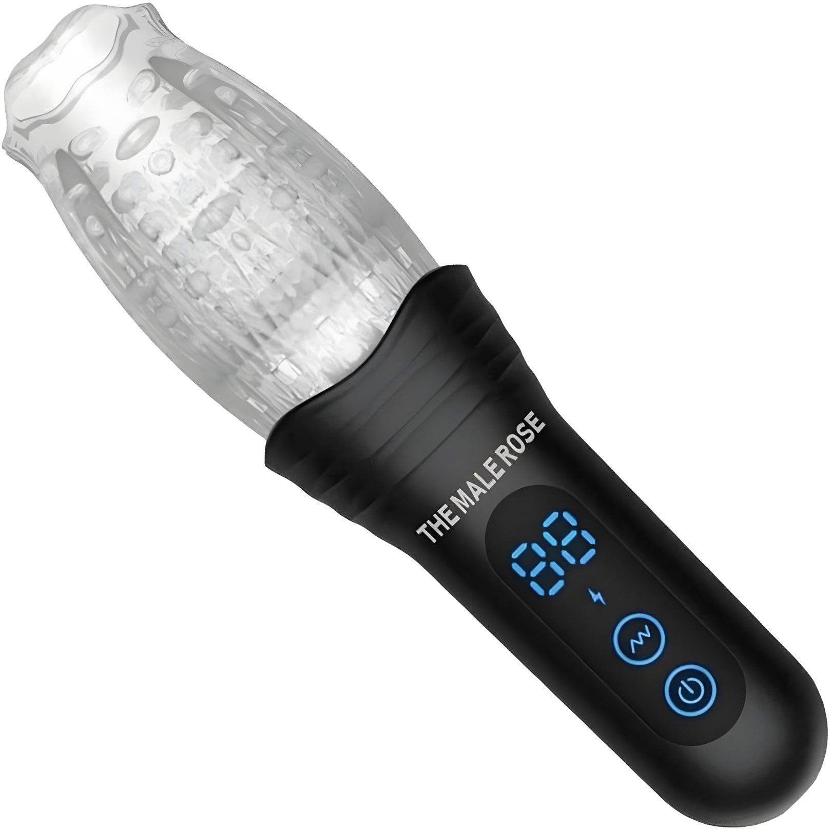 The Male Rose Pro Thrusting Vibrating Rotating Oral Sex Penis Masturbator