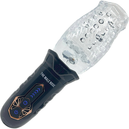 The Male Rose Gawk Gawk 3000 Rotating Vibrating Oral Sex Penis Masturbator