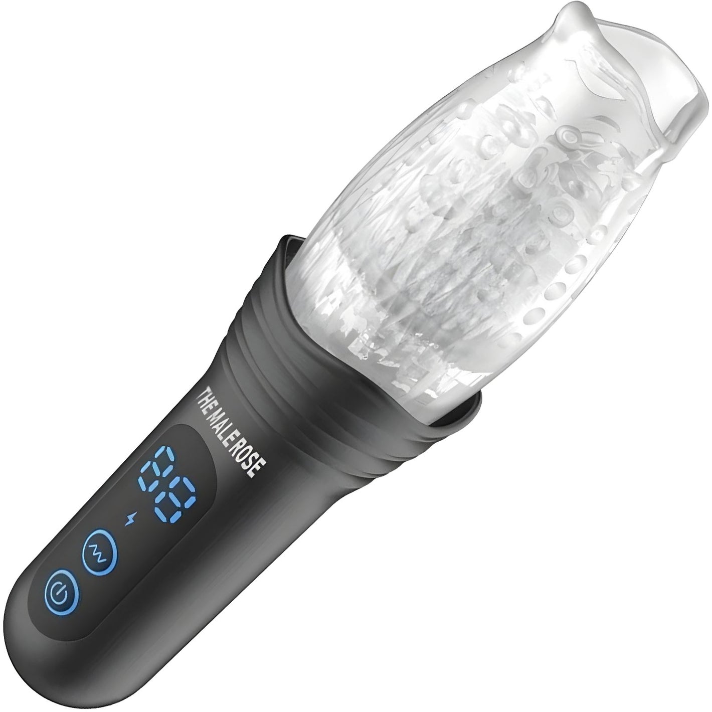 The Male Rose Pro Thrusting Vibrating Rotating Oral Sex Penis Masturbator