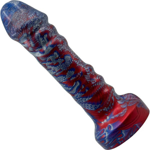 A-Spot Avenger 8.5" Silicone Fantasy Dildo By Uberrime - The Patriot