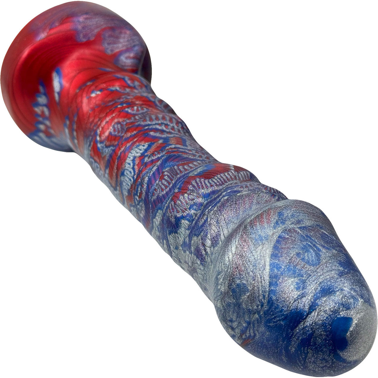 A-Spot Avenger 8.5" Silicone Fantasy Dildo By Uberrime - The Patriot