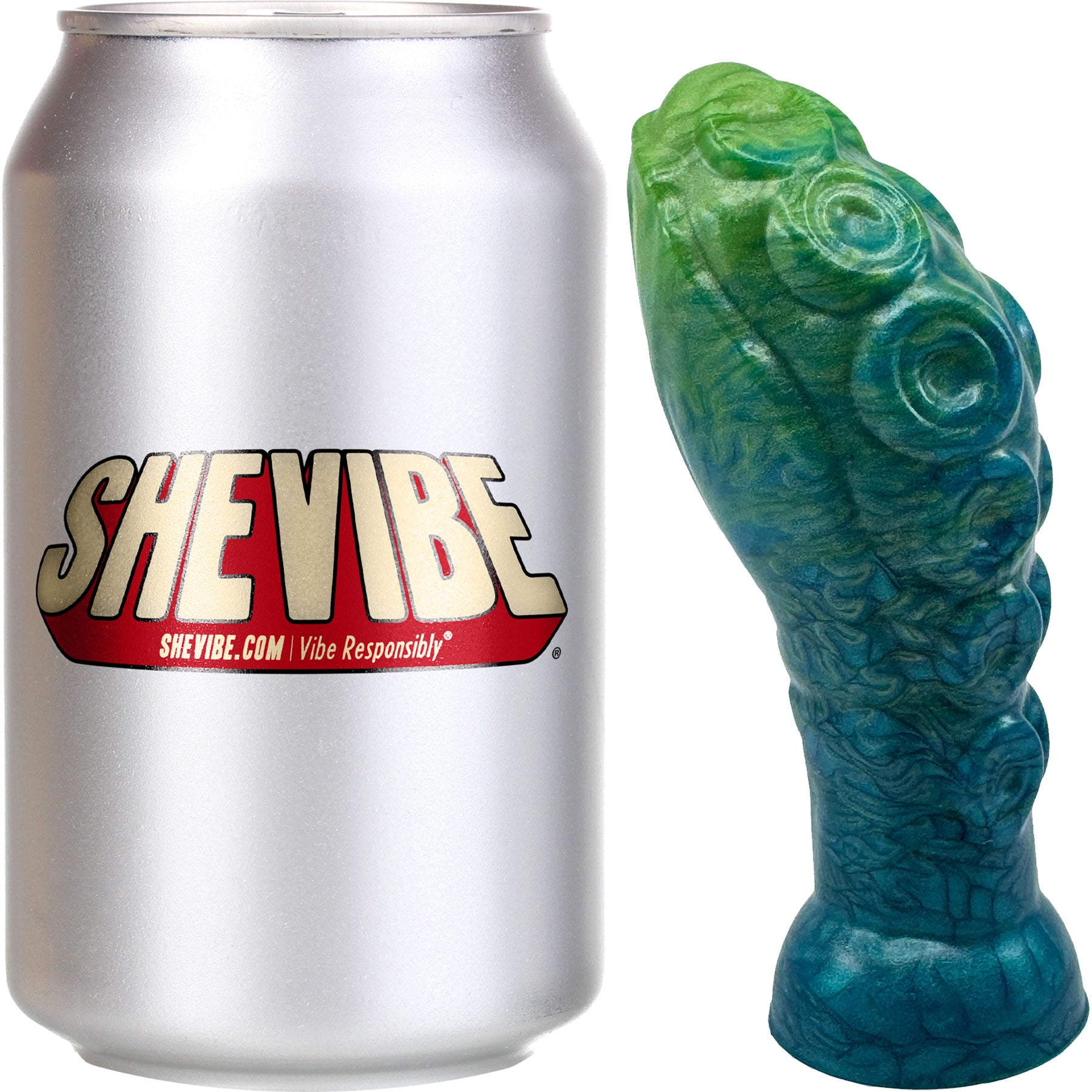 The Thetis Tentacle 4.75" Small Silicone Vaginal Plug By Uberrime