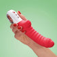 Fun Factory TIGER Silicone Waterproof Rechargeable G-Spot Vibrator - India Red