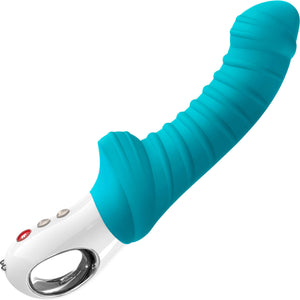 Fun Factory TIGER Silicone Waterproof Rechargeable G-Spot Vibrator - Blue