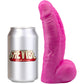 The Titan Medium 7.25" Platinum Silicone Ultrarealistic Dildo With Balls By Uberrime - Pearl Pink