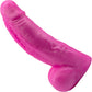 The Titan Medium 7.25" Platinum Silicone Ultrarealistic Dildo With Balls By Uberrime - Pearl Pink