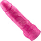 The Small Titan Platinum 6" Silicone Ultrarealistic Dildo With Balls By Uberrime - Pearl Pink