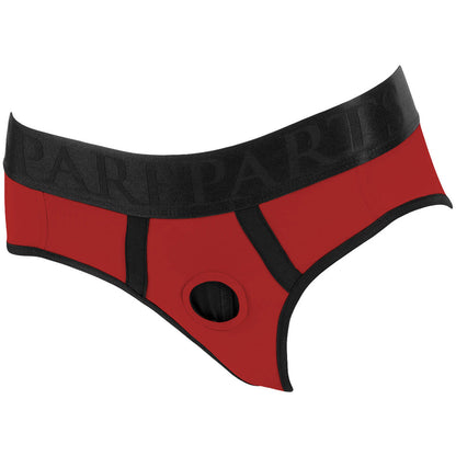 SpareParts Tomboi Harness Briefs - Red Pepper