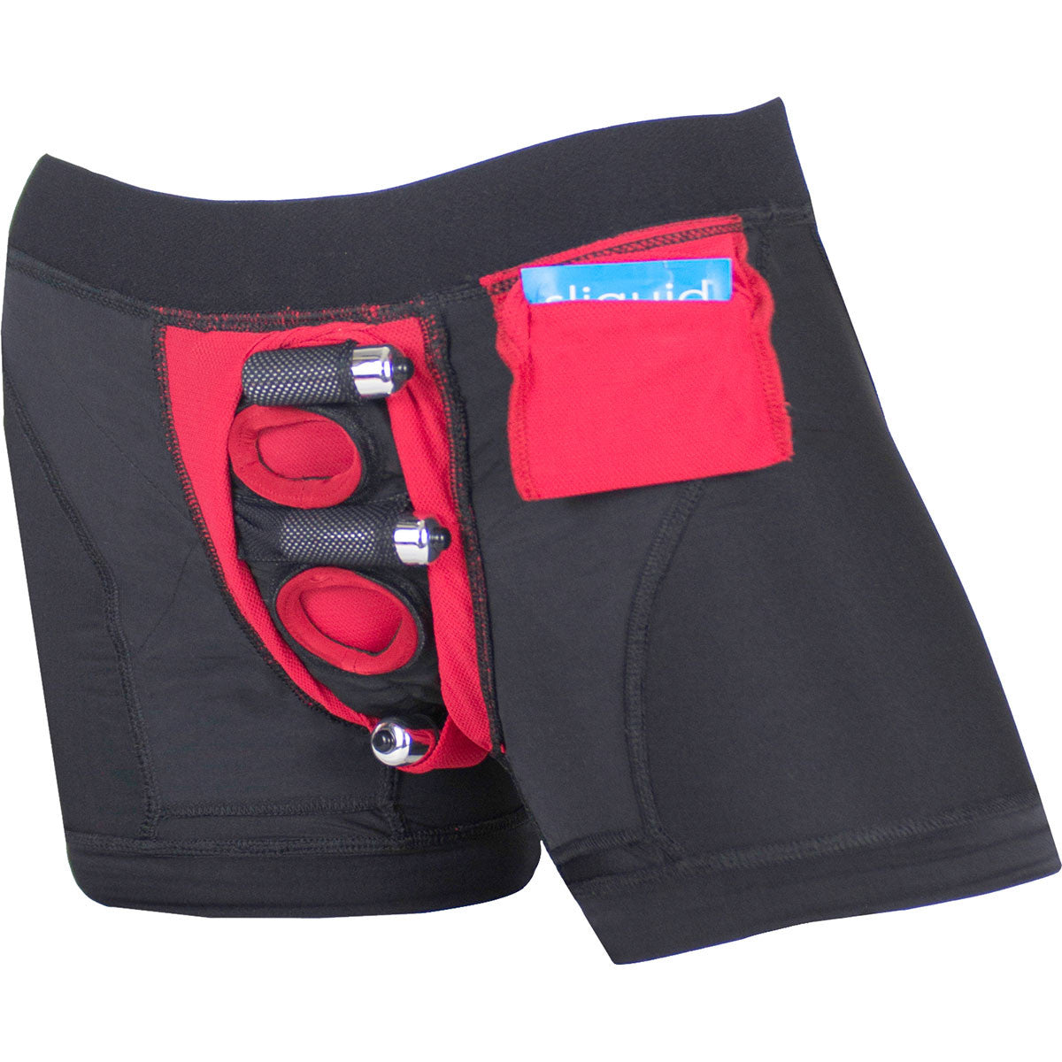 SpareParts Tomboii Harness Boxer Briefs - Black & Red