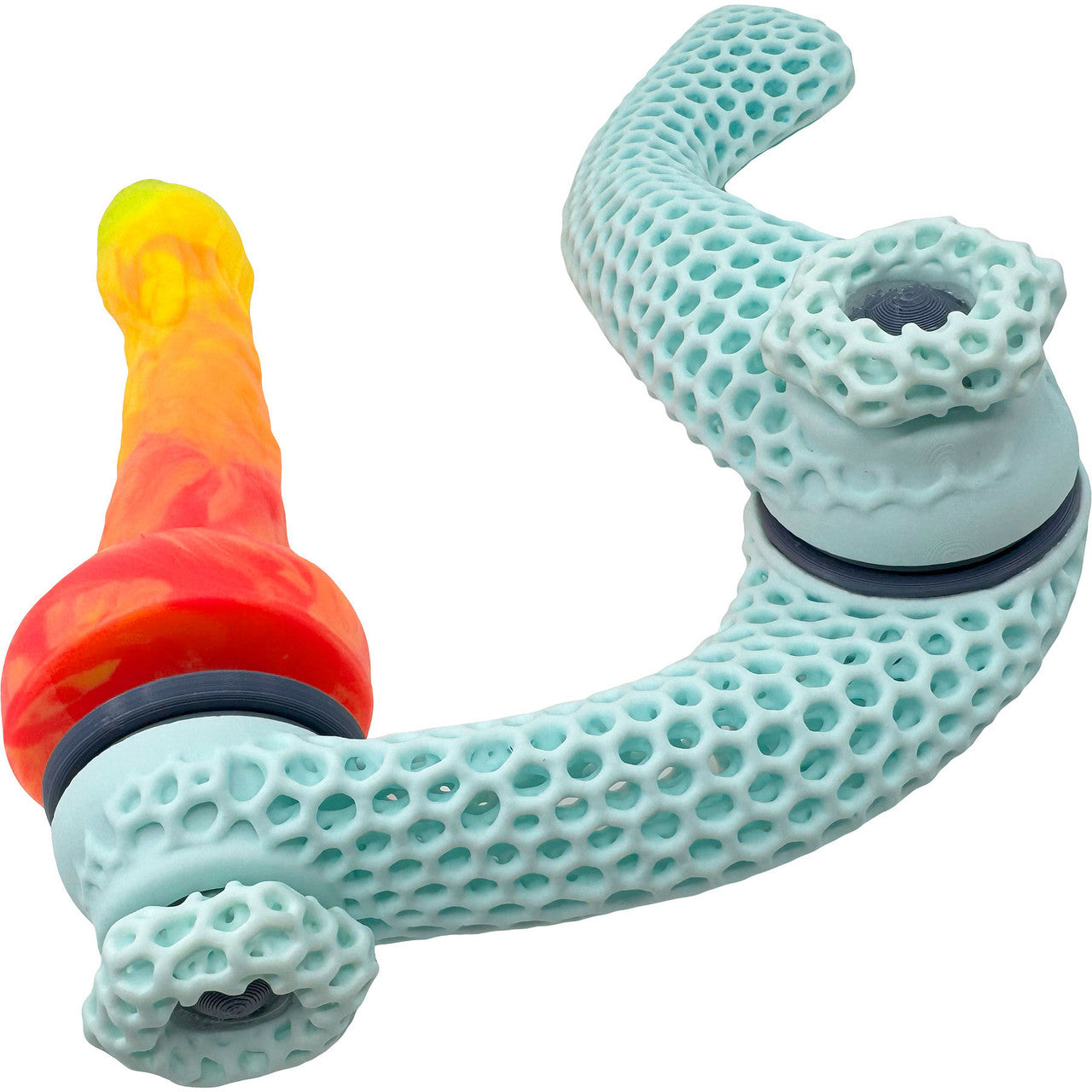 Lattice Adaptive Reach Extension Dildo Handle By TouchBot - XS