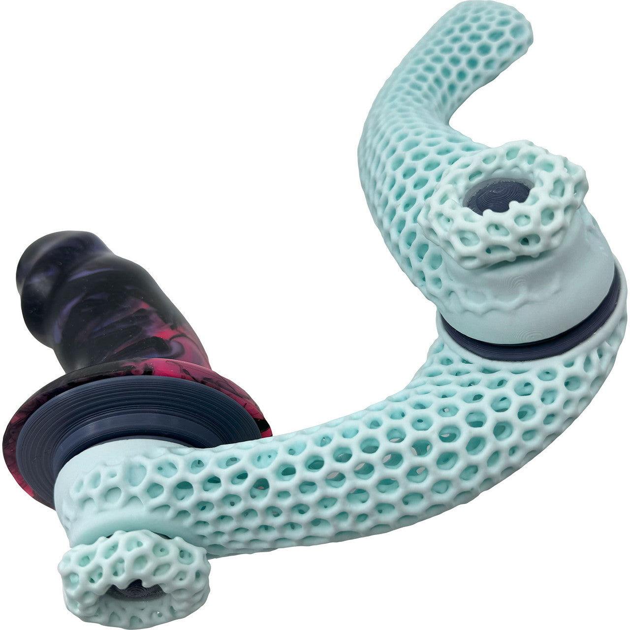 Lattice Adaptive Reach Extension Dildo Handle By TouchBot - XS