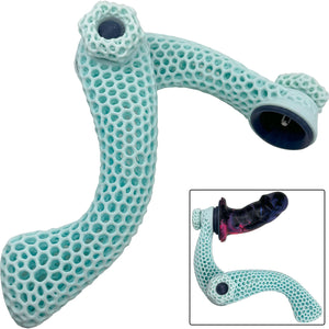 Lattice Adaptive Reach Extension Dildo Handle By TouchBot - XS