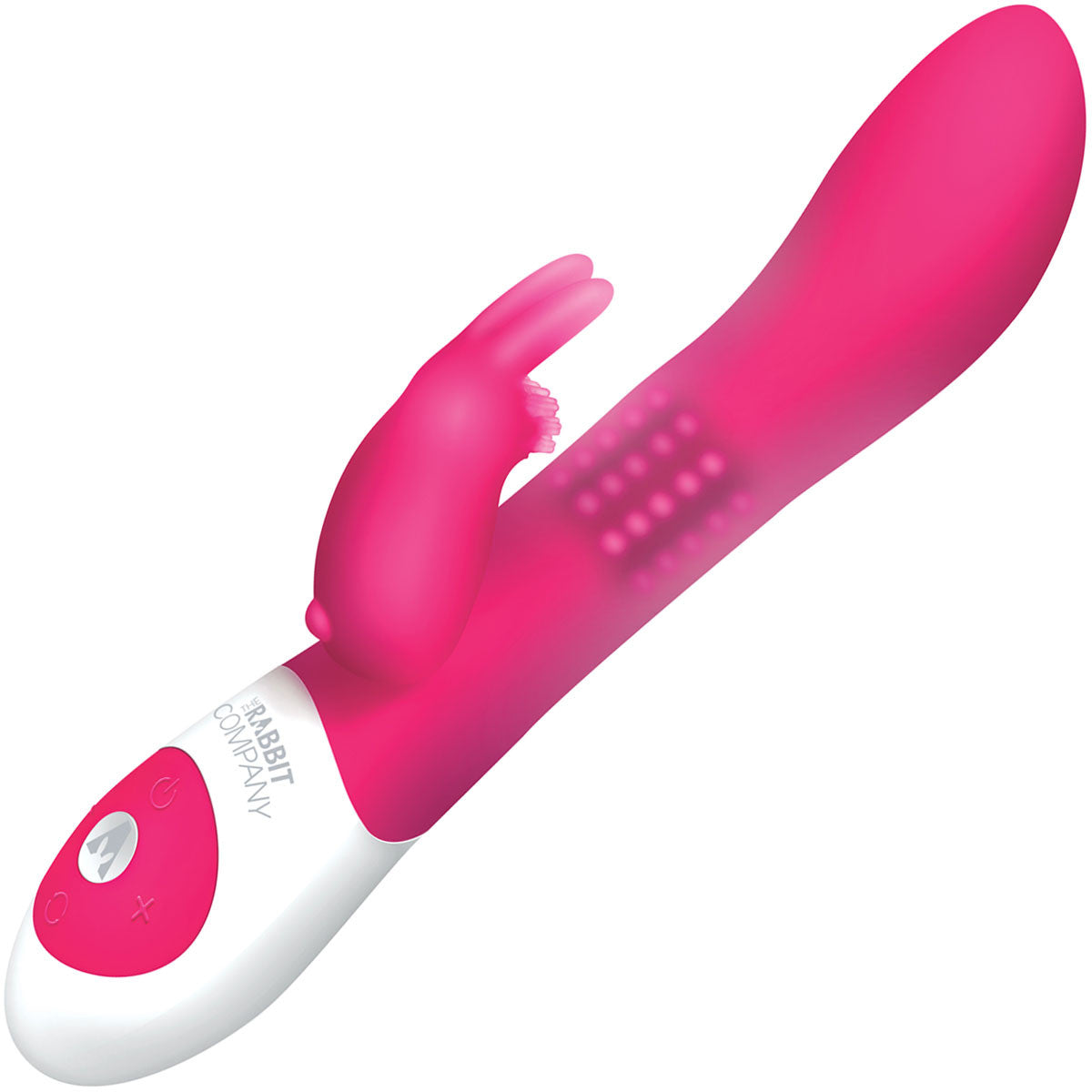 Beaded Rabbit Silicone Rechargeable Vibrator by The Rabbit Company - Pink