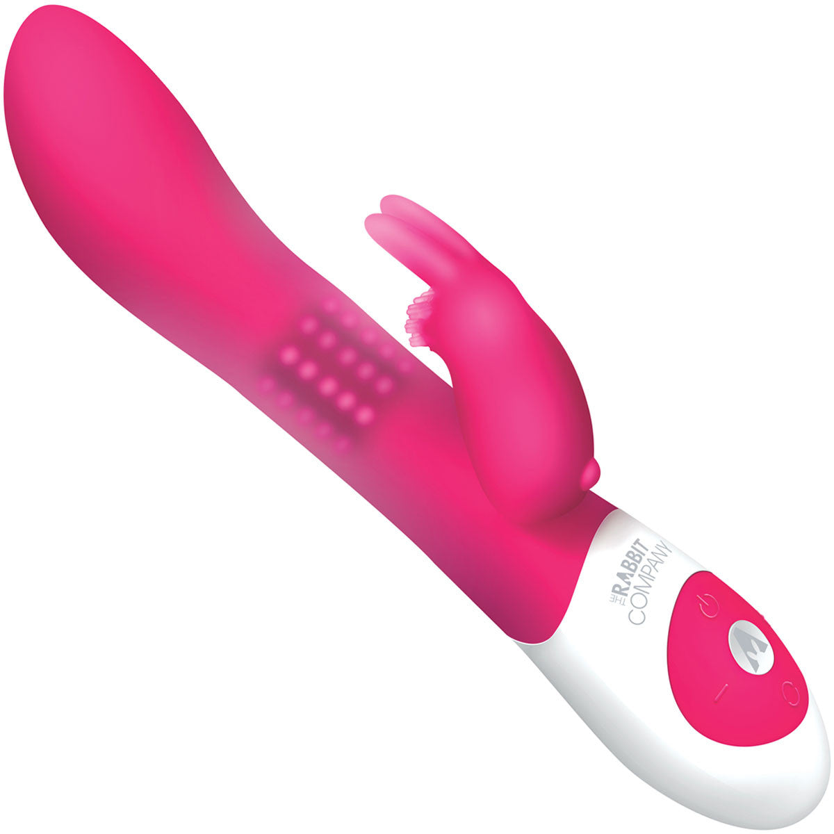 Beaded Rabbit Silicone Rechargeable Vibrator by The Rabbit Company - Pink