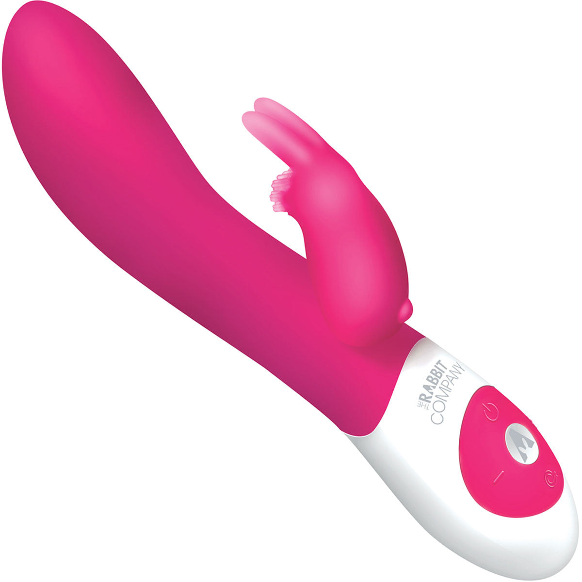 The Come Hither Silicone Rabbit Vibrator by The Rabbit Company - Pink