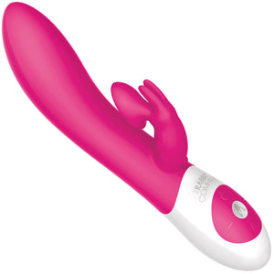 Kissing Rabbit Clitoral Suction Silicone Rechargeable Vibrator by The Rabbit Company - Hot Pink