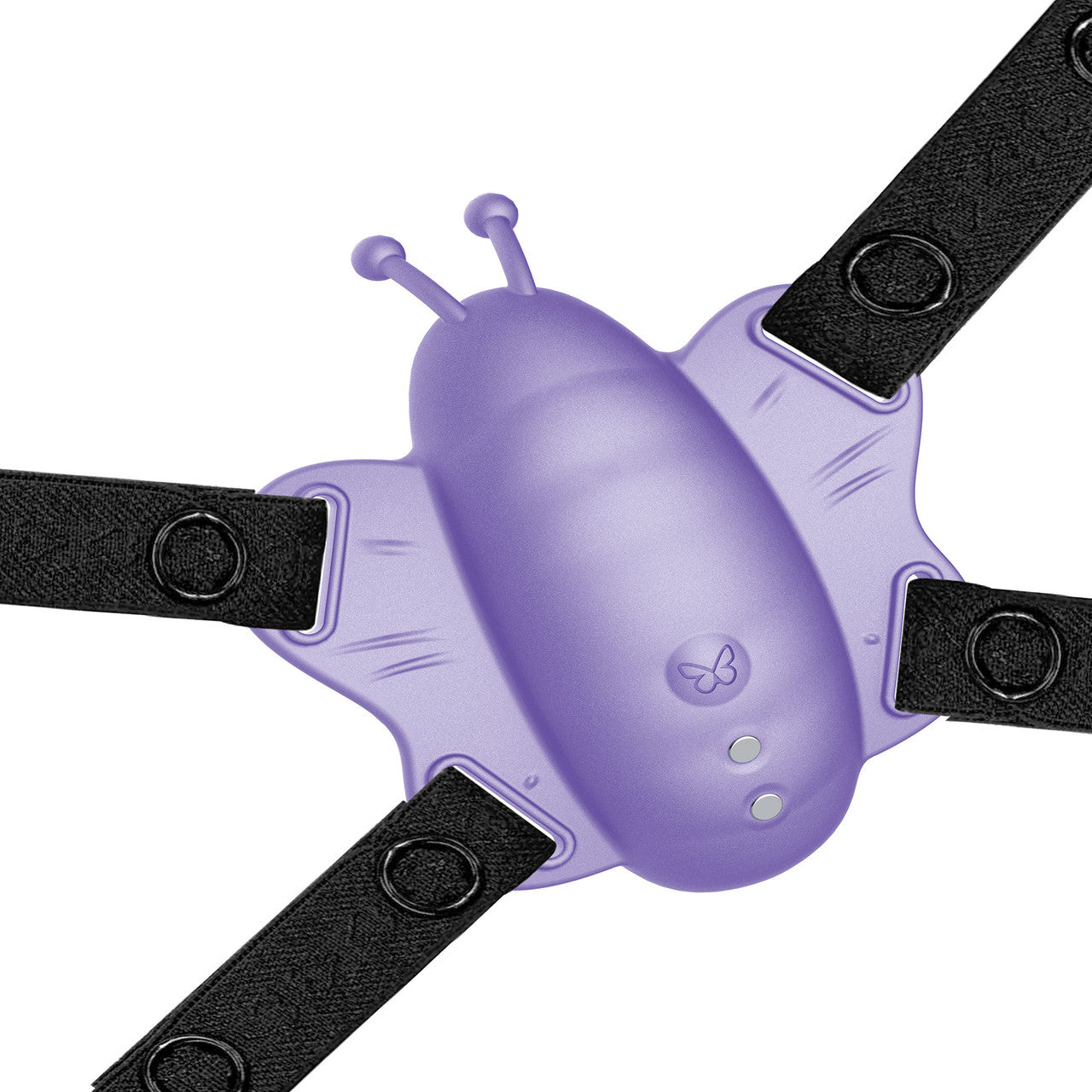 The Remote Control Butterfly Silicone Rechargeable Panty Vibe By The Rabbit Company - Purple