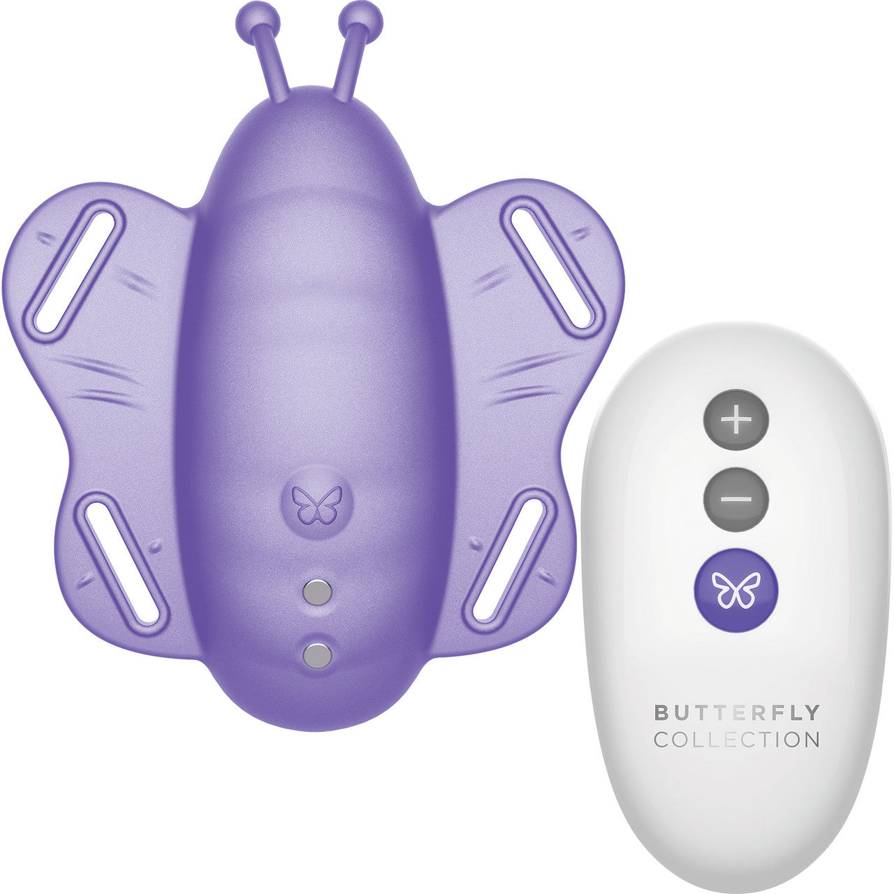 The Remote Control Butterfly Silicone Rechargeable Panty Vibe By The Rabbit Company - Purple