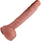 The Trucker 8.75 Inch Silicone Realistic Dual Density Dildo With Balls & Suction Cup Base By Fukena