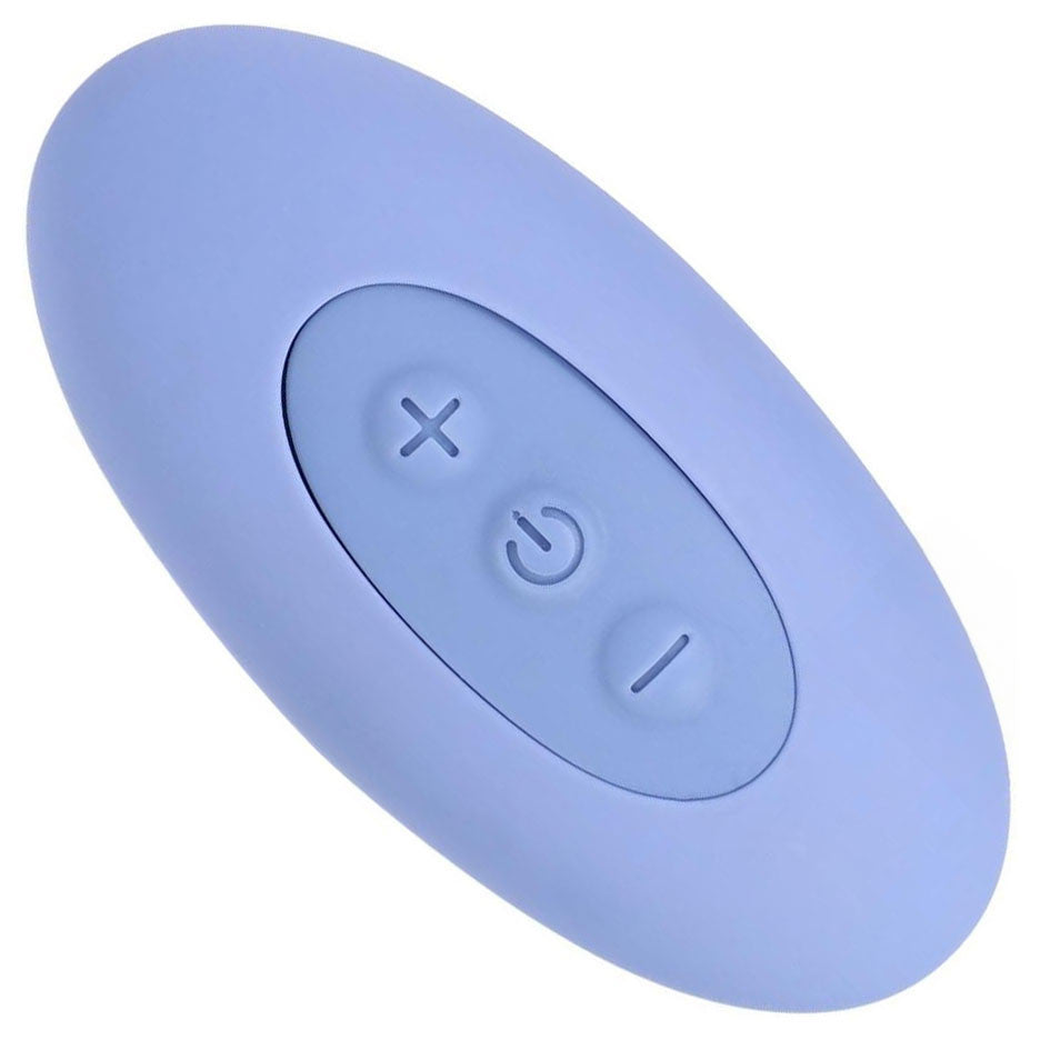 Tryst Duet Double Ended Vibrating Silicone Dildo With Remote By Doc Johnson - Periwinkle