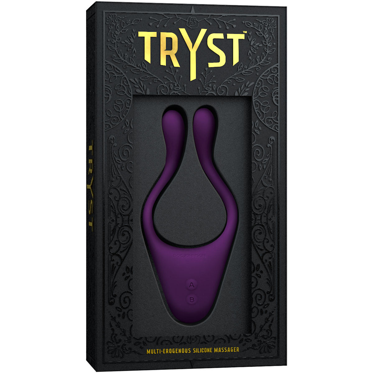 TRYST Multi Erogenous Zone Massager by Doc Johnson - Purple