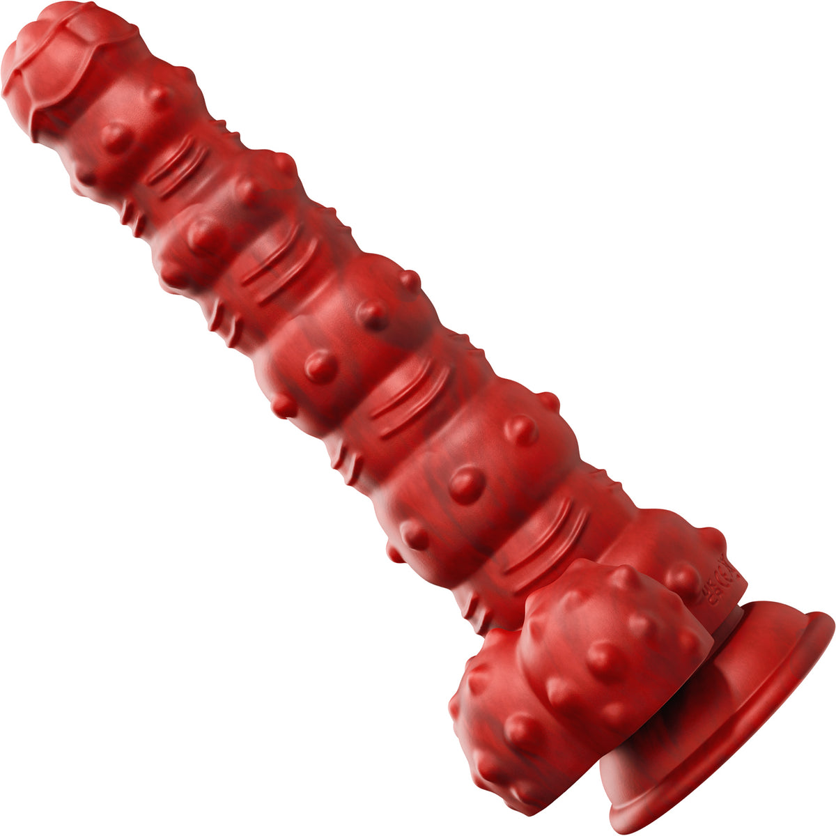 Rengol Studded Demon Thrusting Vibrating Dildo With Remote By Tentra