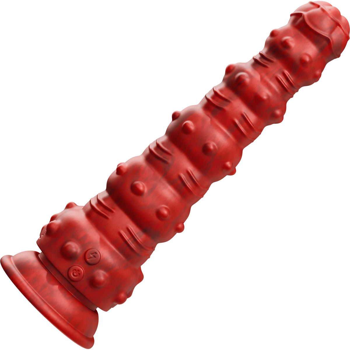 Rengol Studded Demon Thrusting Vibrating Dildo With Remote By Tentra