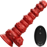 Rengol Studded Demon Thrusting Vibrating Dildo With Remote By Tentra