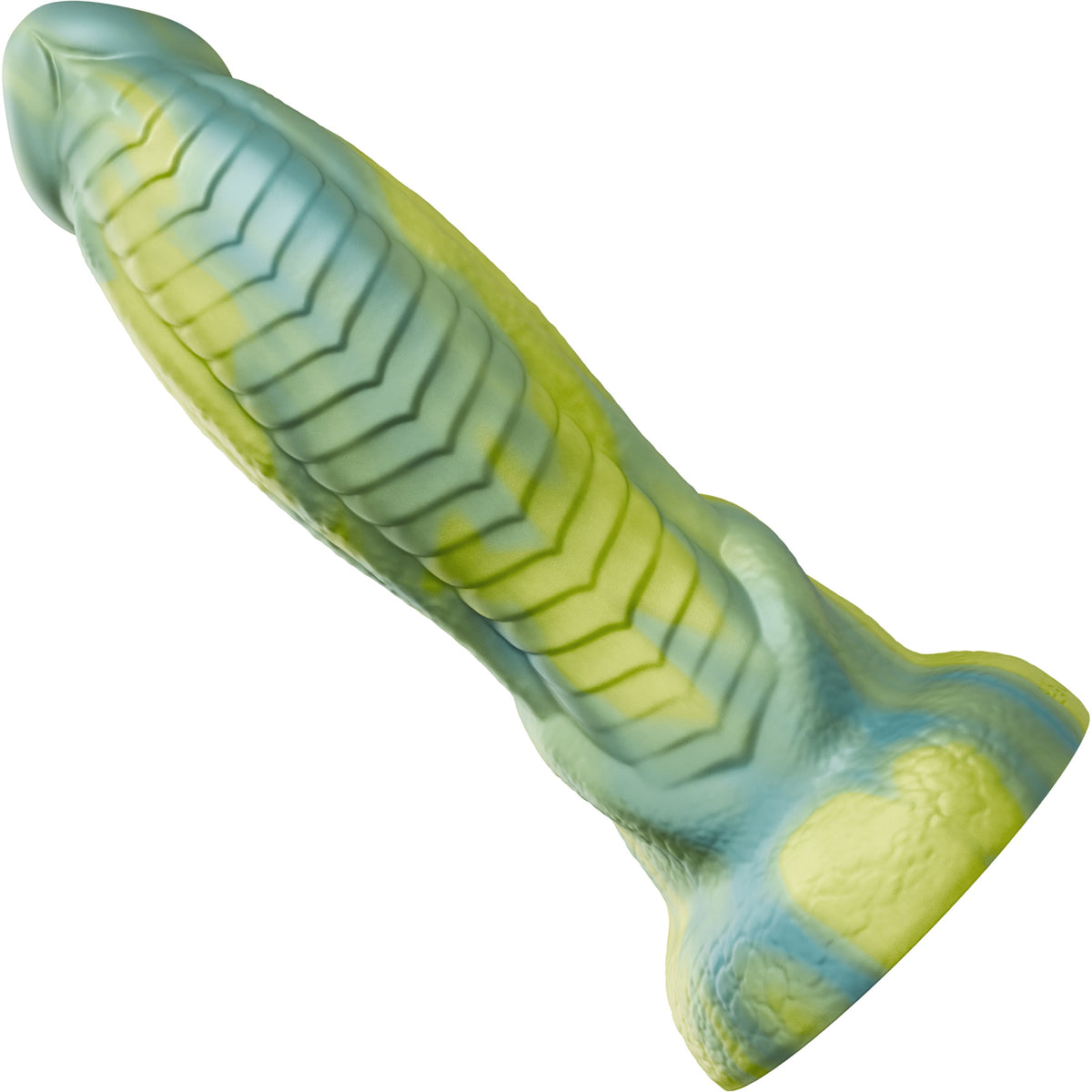 Rithen Reptilian Thrusting Silicone Vibrating Dildo With Remote By Tentra