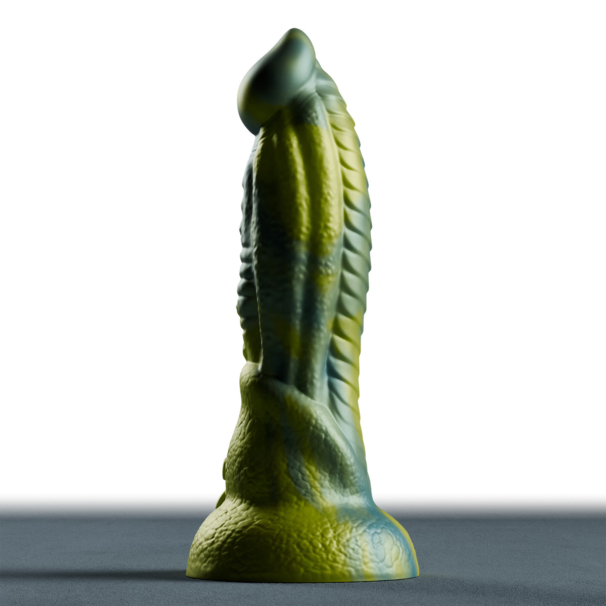 Rithen Reptilian Thrusting Silicone Vibrating Dildo With Remote By Tentra