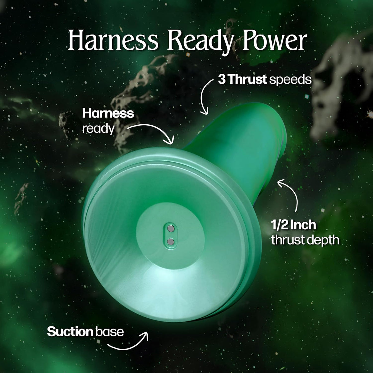 Prantis Alien Finger Thrusting & Vibrating Dildo With Remote By Tentra