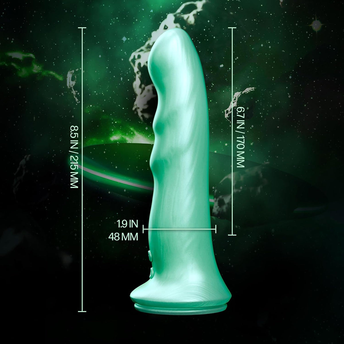 Prantis Alien Finger Thrusting & Vibrating Dildo With Remote By Tentra