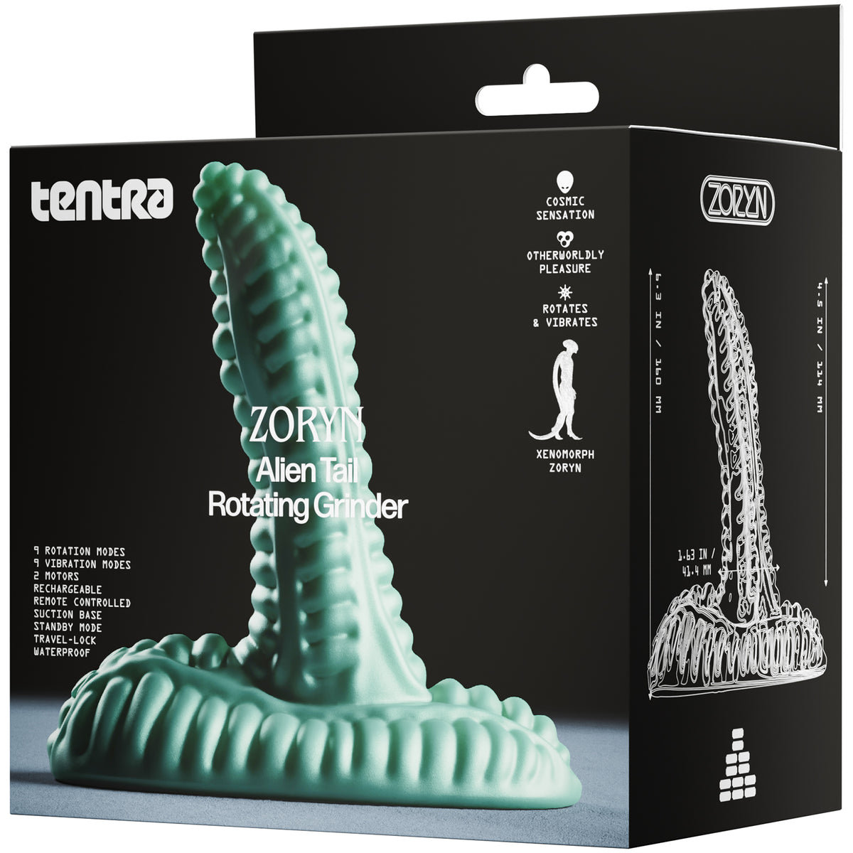 Zoryn Alien Tail Rotating Grinding Pad With Remote By Tentra