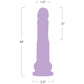 The Velvet Thruster Mini Teddy TX Ultra Powerful Thrusting Silicone Dildo - Red