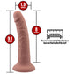 Tyrion Large 8" Realistic Silicone Dildo With Suction Cup By Pleasure Engine