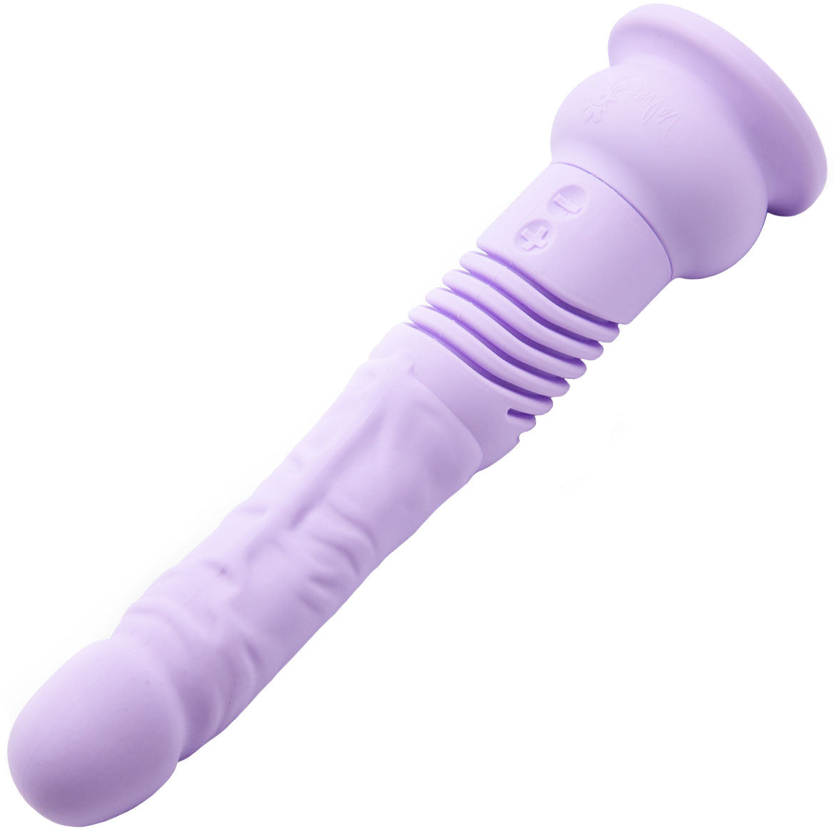 The Velvet Thruster Teddy XL Ultra Powerful Deep-Thrusting Silicone Dildo - Lilac