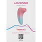 Lovense Tenera 2 Rechargeable Waterproof Silicone App Enabled Pressure Wave Clitoral Stimulator