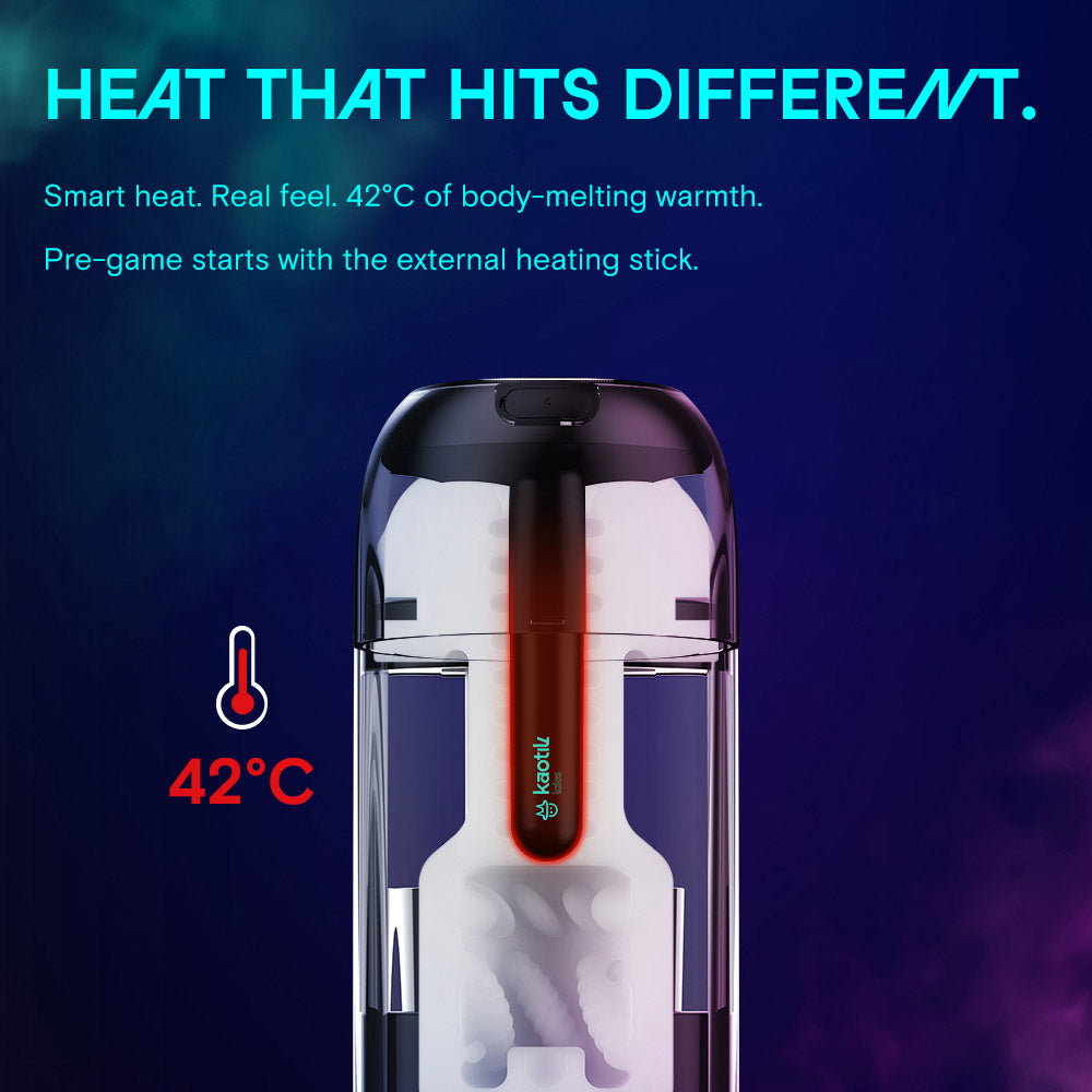 Kaotik Labs The Cocoon App Enabled Throbbing Warming Penis Masturbator