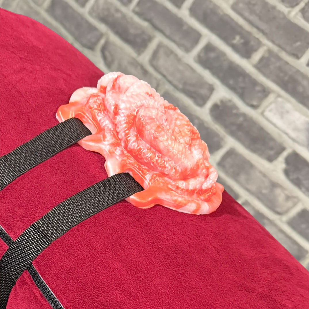 Uncover Creations The Tentacle Grinder Silicone Grinding Toy - Marble Firelight