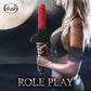 The Realm Lycan Silicone Lock On & Harness Compatible Werewolf Dildo - Red
