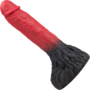 The Realm Lycan Silicone Lock On & Harness Compatible Werewolf Dildo - Red