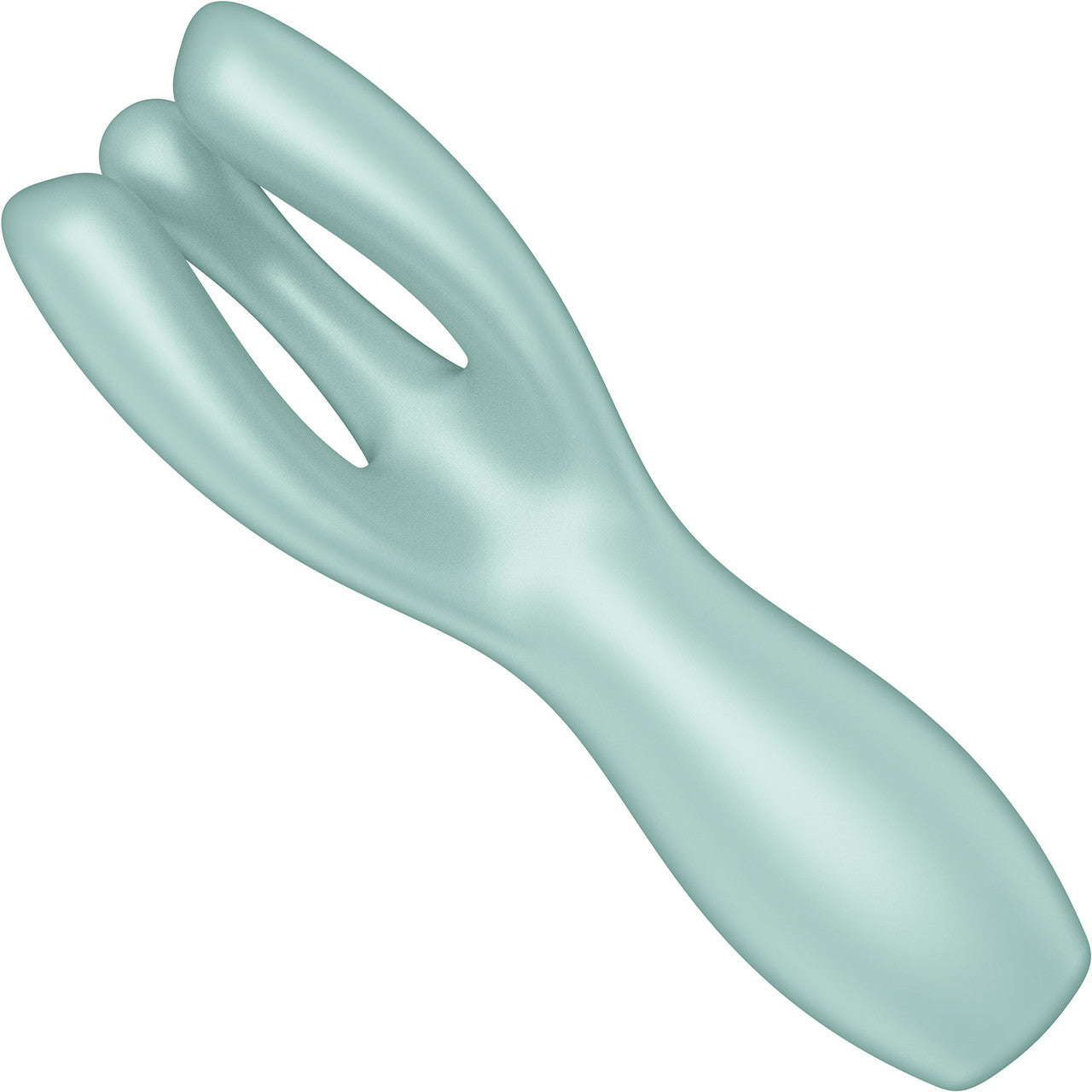 Satisfyer Threesome 3 Rechargeable Waterproof 12-Function Dual Stimulation Vibrator - Mint