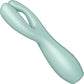 Satisfyer Threesome 3 Rechargeable Waterproof 12-Function Dual Stimulation Vibrator - Mint