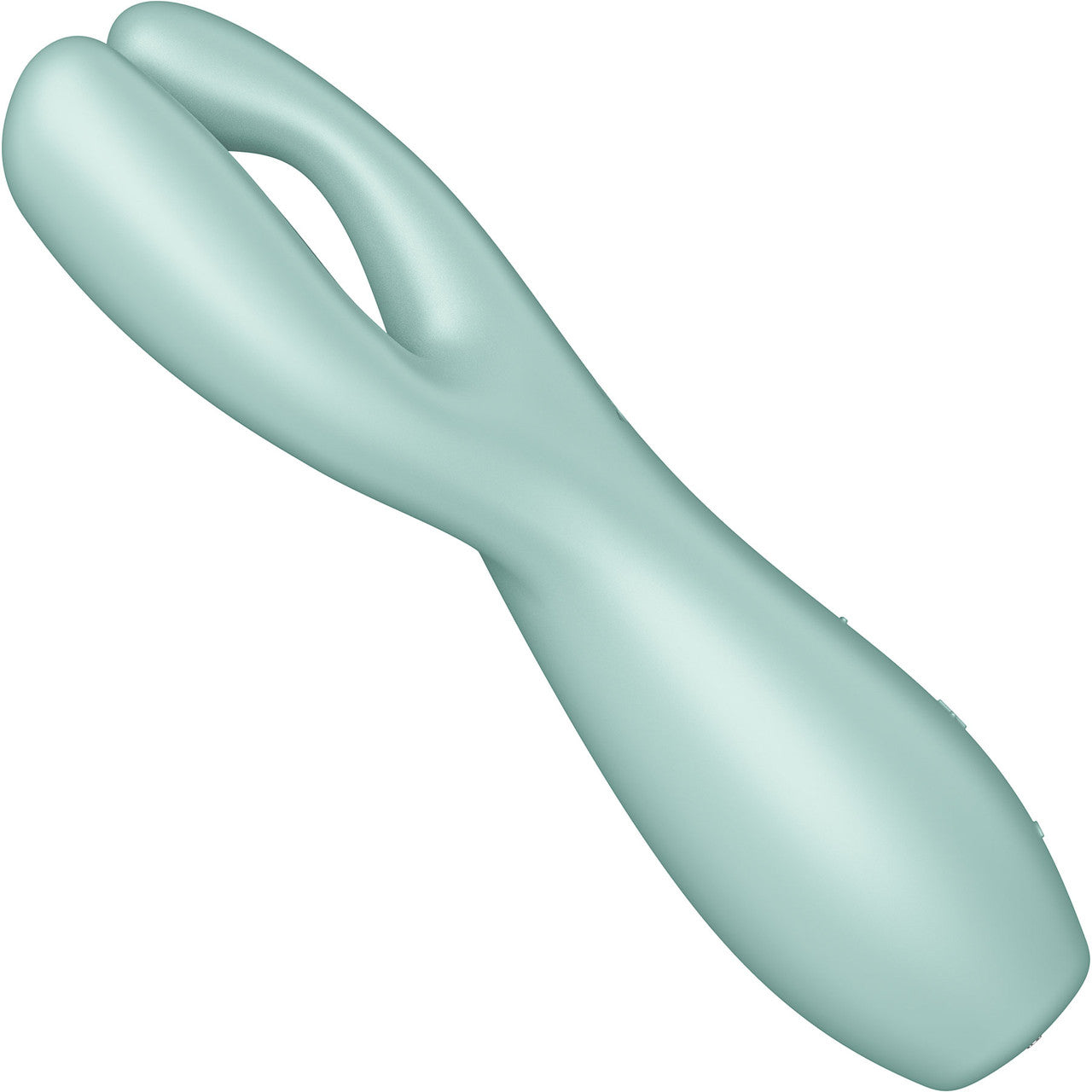 Satisfyer Threesome 3 Rechargeable Waterproof 12-Function Dual Stimulation Vibrator - Mint