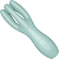Satisfyer Threesome 3 Rechargeable Waterproof 12-Function Dual Stimulation Vibrator - Mint