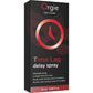 Box of Orgie Time Lag delay spray on a white background