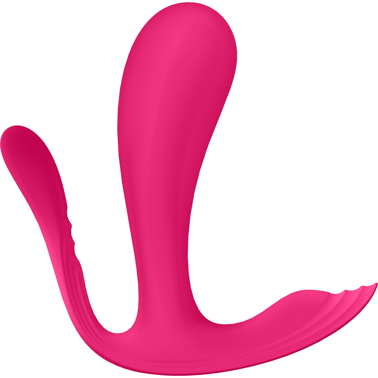 Satisfyer Top Secret+ Rechargeable Wearable App Enabled 12-Function Triple Stimulation Vibrator - Pink