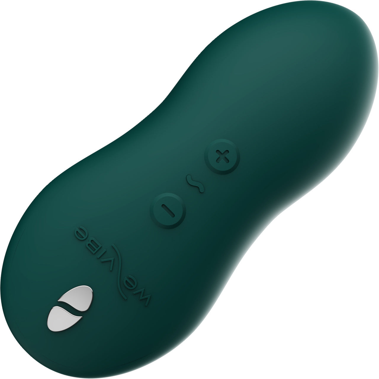 Touch X By We-Vibe Waterproof Rechargeable Silicone Lay-On Vibrator - Green Velvet