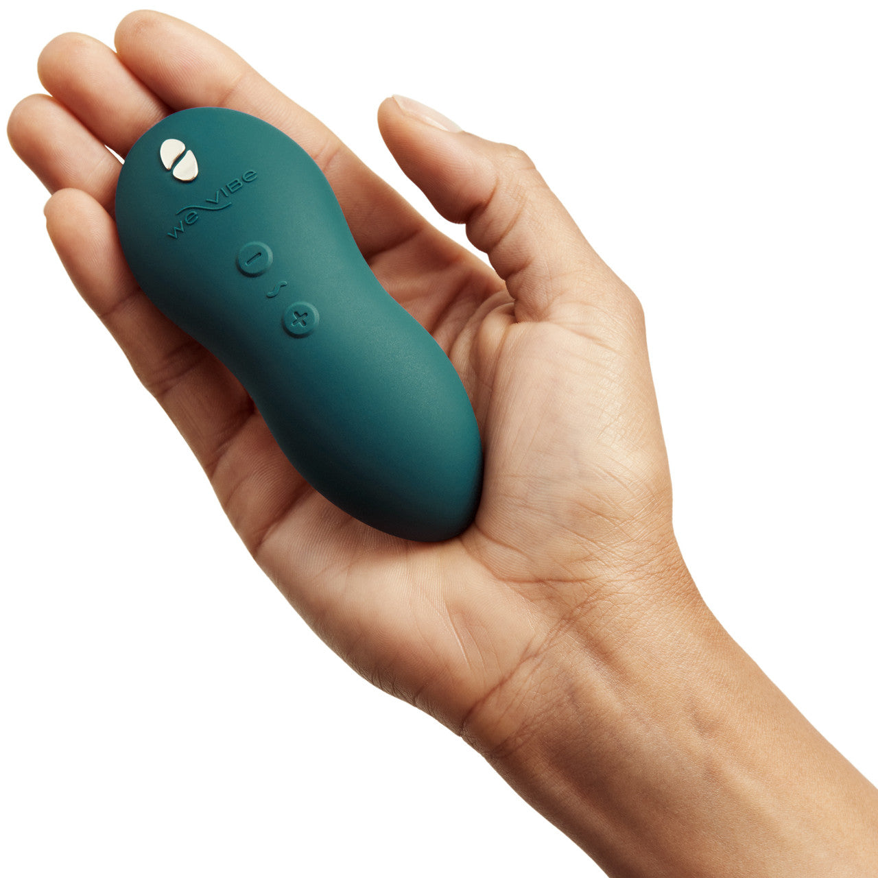 Touch X By We-Vibe Waterproof Rechargeable Silicone Lay-On Vibrator - Green Velvet